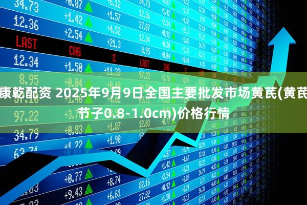 康乾配资 2025年9月9日全国主要批发市场黄芪(黄芪节子0.8-1.0cm)价格行情